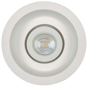 Φωτιστικό Οροφής Χωνευτό VK/09060  Φ15,5x5,6cm 1xGU10 35W White VKLed