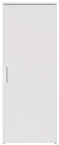 ντουλάπι αποθήκευσης vidaXL Λευκό 40x45x103,5 cm Κατασκευασμένο ξύλο