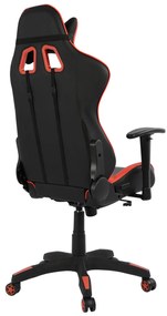 ΚΑΡΕΚΛΑ ΓΡΑΦΕΙΟΥ GAMING HM1062.01 SPEED ΜΑΥΡΟ ΚΟΚΚΙΝΟ PU 68,5 x 71,5 x 133,5 εκ.