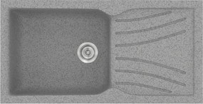 Sanitec Classic 324 (100×50) - Γρανιτένιος νεροχύτης - Granite GREY