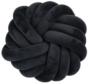 Βελουτέ Διακοσμητικό Μαξιλάρι (Φ35) Das Home 2290 Black