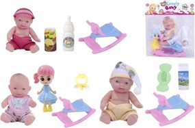 Κούκλα μωρό με αξεσουάρ φροντίδας - 0812-2056 - 917421