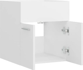 vidaXL Ντουλάπι Νιπτήρα Λευκό 41x38,5x46 εκ. από Επεξεργασμένο Ξύλο
