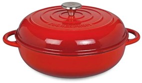 Κατσαρόλα Ρηχή Provence 0416500428 28x7,5cm 3,9lt Red Kuchenprofi 28cm Cast Iron
