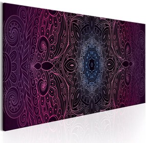 Πίνακας - Purple Mandala 120x40