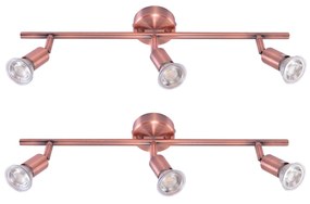 SE 140-C3 (x2) Saba Packet Copper adjustable spotlight+ HOMELIGHTING 77-8845