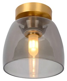 Φωτιστικό Οροφής Lucide 30164-01-02 TYLER Χρυσό Χρώμα (Gold Coloured)|Φυμέ (Smoke)