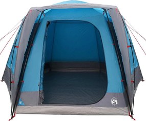 vidaXL Σκηνή Camping Καταφύγιο Μπλε 420 x 420 x 227 εκ Πολυεστέρας
