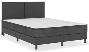 vidaXL Πλαίσιο Κρεβατιού Boxspring Γκρι 140 x 200 εκ. Υφασμάτινο