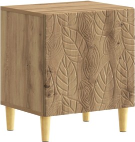 vidaXL Κομοδίνο 2 τεμ. Artisan Δρυς 43 x 34,5 x 50 εκ