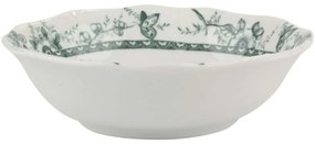 Μπωλ Δημητριακών Tiffany PR24324G05 Φ16,5cm White-Green Oriana Ferelli® Πορσελάνη