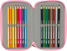 Κασετίνα Hello Kitty Ροζ 12,5 x 19,5 x 5,5 cm 37 Τεμάχια