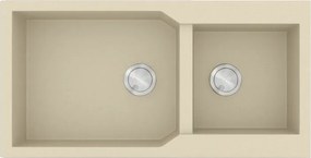 Sanitec Ultra Granite 803 (98x50) - Γρανιτένιος νεροχύτης - Ocra