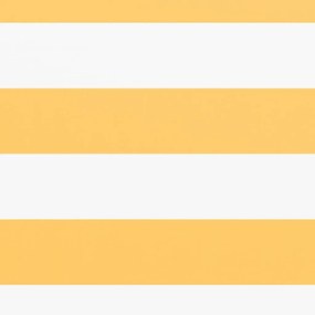 Διαχωριστικό Βεράντας Λευκό/Κίτρινο 90 x 500 εκ. Ύφασμα Oxford - Πολύχρωμο