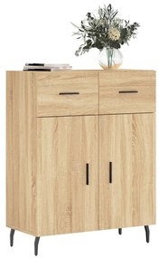 vidaXL Ντουλάπι Sonoma Δρυς 69,5 x 34 x 90 εκ. από Επεξεργασμένο Ξύλο