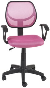 Καρέκλα εργασίας Iliana-Ροζ