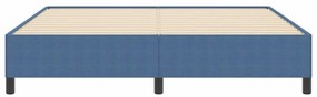 vidaXL Σκελετός Κρεβατιού Μπλε 180 x 200 cm Βελούδο