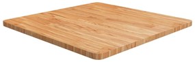 vidaXL Επιφάνεια Τραπεζιού Τετράγωνη Αν. Καφέ 70x70x2,5 εκ. Ξύλο Δρυς