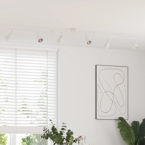 vidaXL Φωτιστικό Οροφής 6 Way Adjustable White GU10