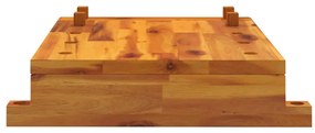 vidaXL Επιφάνεια Πάγκου Εργ. με Μέγγενη 52x44x9,5εκ Μασίφ Ξύλο Ακακίας