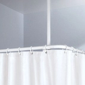 Στήριξη Οροφής Βραχίονα Μπάνιου Deckenhalterung 3303 Lange (25mm) White Kleine Wolke Αλουμίνιο