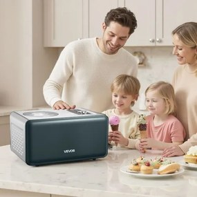 VEVOR 1.5 QT Automatic Ice Cream Maker with Built-in Compressor No Pre-freezing