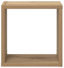 vidaXL Ράφια Τοίχου Καρυδιά MDF 26 x 15 x 26 εκ. Τοποθέτηση στον τοίχο