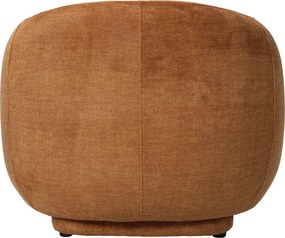 Πολυθρόνα Freya pakoworld ύφασμα σε μελί απόχρωση 93x87x76εκ