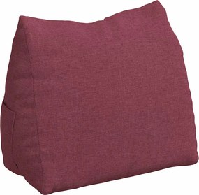 vidaXL Μαξιλάρι Πλάτης Κόκκινο 60 x 20 x 50 εκ. ύφασμα