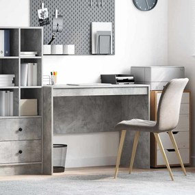 vidaXL Γραφείο Γραφής Γκρι τσιμέντου MDF 100 x 50 x 76 εκ.