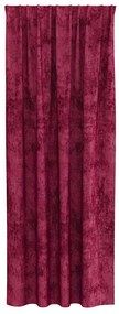 vidaXL Κουρτίνα με κουρτίνες 2 pcs Μπορντό 225 x 140 εκ. Βελούδο