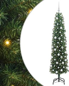 vidaXL Τεχνητό Χριστουγεννιάτικο Δέντρο με 300 LED Πράσινο 180 cm