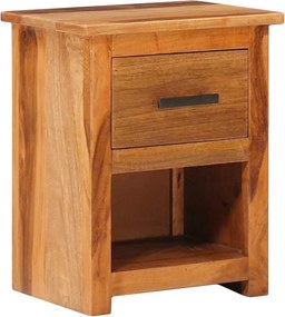 vidaXL Κομοδίνο 40 x 30 x 50 εκ. από Μασίφ Ξύλο