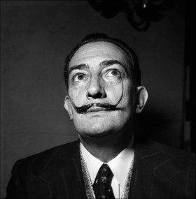 Φωτογραφία Salvador Dali In Paris, France In 1953, REPORTERS ASSOCIES