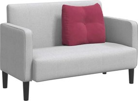 vidaXL Μαξιλάρι Πλάτης Κόκκινο 60 x 50 x 24 cm Βελούδο
