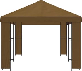 vidaXL Κήπος Γκαζebo 6 x 3 m Taupe Πολυεστέρας και Χάλυβας 190