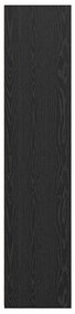 vidaXL Ντουλαπιού Μαύρη Οξυά 50 x 41 x 185 εκ. Επεξεργασμένο ξύλο