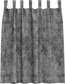 vidaXL Βελούδινες Κουρτίνες 2 pcs Γκρι 140 x 140 cm Βελούδο