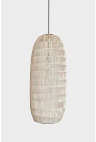 Κρεμαστό Φωτιστικό Οροφής 1xE27 Ρατάν Φ39cm Pickle AY Illuminate-420.101.05/P-Μπεζ 420.101.05/P