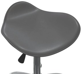 vidaXL Σκαμπό Αισθητικής Γκρι από Συνθετικό Δέρμα