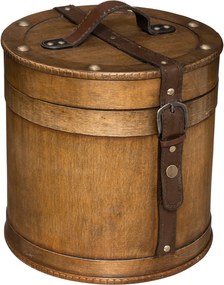 Κουτιά Αποθήκευσης (Σετ 2τμχ) A-S Wooden Round 182352