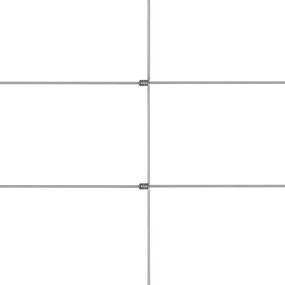 vidaXL Συρματόπλεγμα Περίφραξης Ασημί 50 x 1,25 μ. από Γαλβαν. Ατσάλι