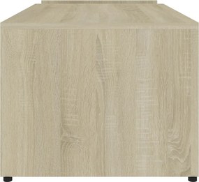 vidaXL Τραπεζάκι Σαλονιού Sonoma Δρυς 90x45x35 εκ. από Επεξ. Ξύλο