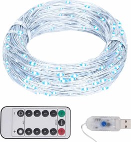 vidaXL Φωτάκια με 150 LED Ψυχρό Λευκό 15 μ.