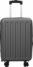 vidaXL Βαλίτσα Σκούρο γκρι 34 x 23 x 55.5 εκ. ΑΒΣ Πλαστικό
