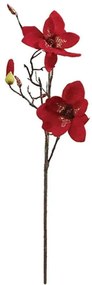 Λουλούδι - Κλαδί Μανώλια 99-00-17902 92cm Red Marhome