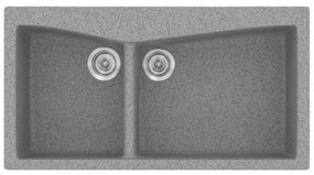 Sanitec Classic 326 Granite Grey Ένθετος Νεροχύτης