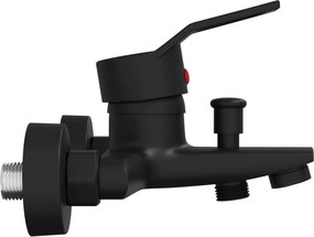 vidaXL Μίξερ ντους Μαύρο G 1 / 2 ίντσες