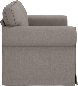 vidaXL Καναπές 120cm Taupe Μέταλλο