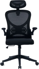 Καρέκλα γραφείου διευθυντή DINA mesh μαύρο 62x61x110/120